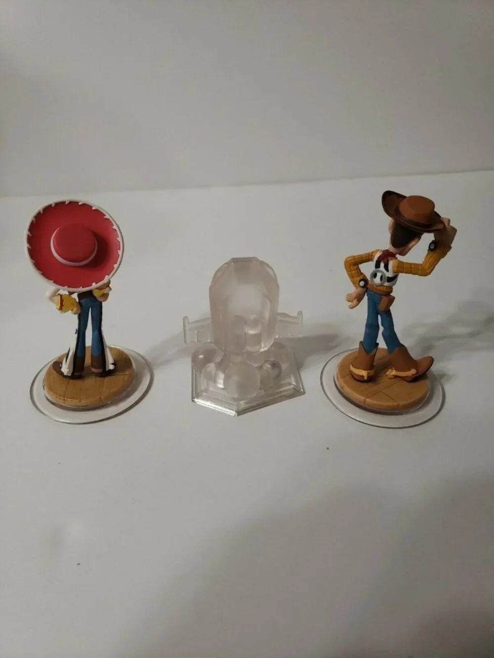 DISNEY INFINITY Toy Story Woody Jessie and Crystal Ship Game LOT